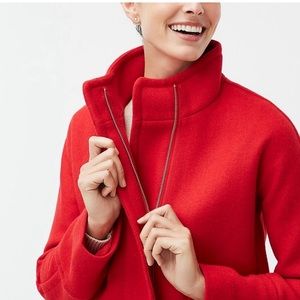 J Crew City Coat Red
